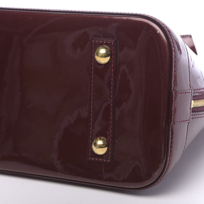Louis Vuitton Vernis Alma PM Rouge Fauviste 9 of 10