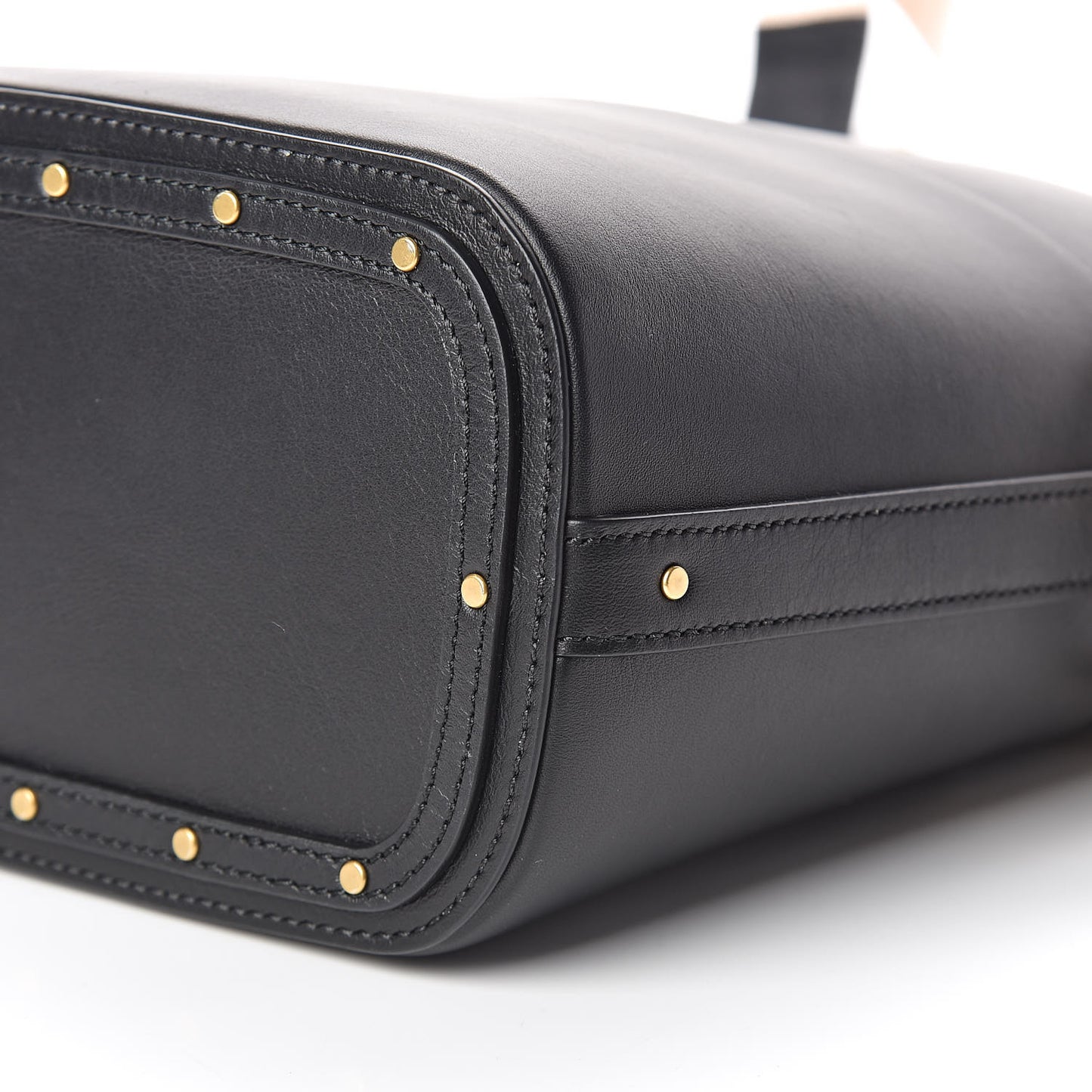 Smooth Calfskin Small Roy Bucket Bag Black