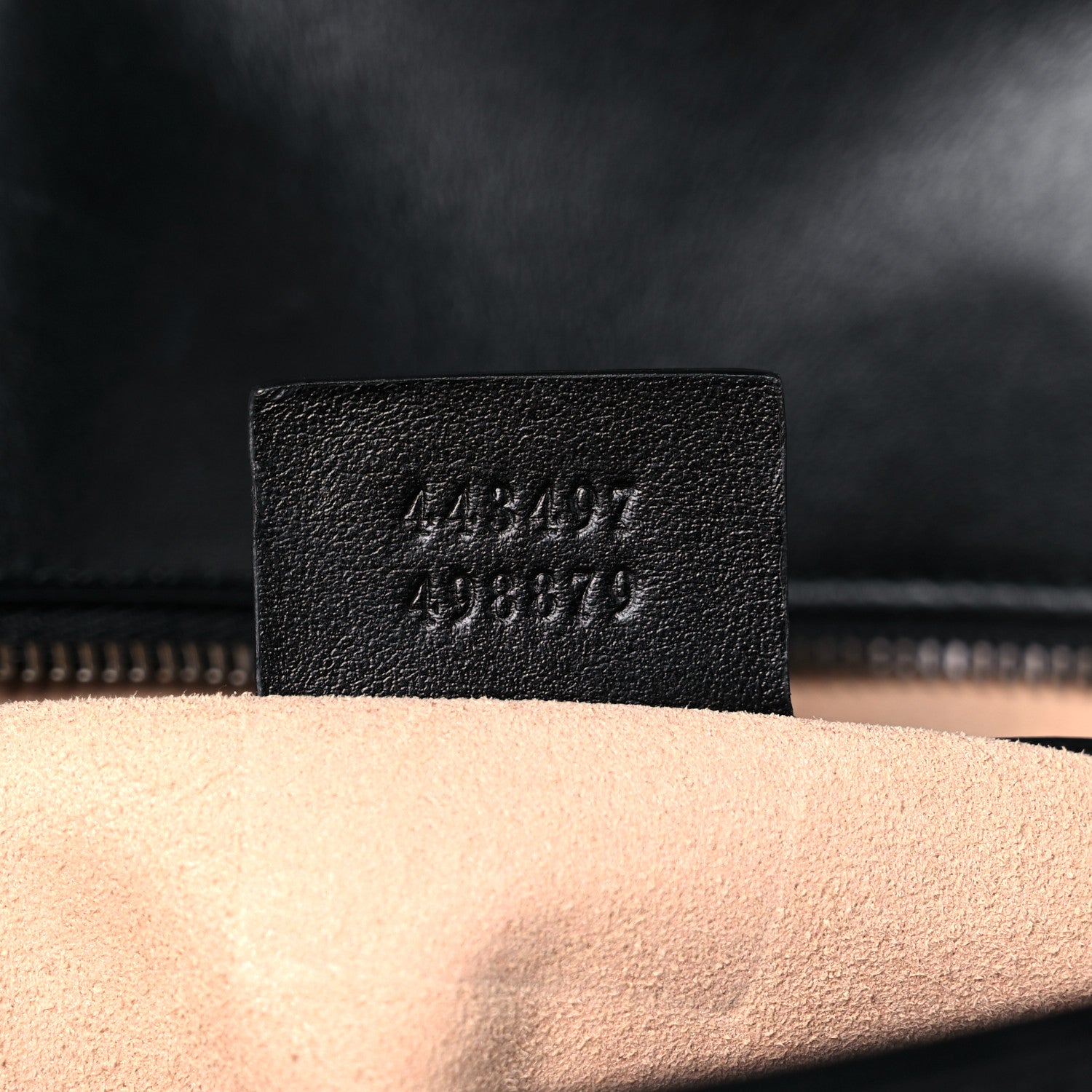 Gucci Calfskin Matelasse Small GG Marmont Shoulder Bag Black 7 of 14