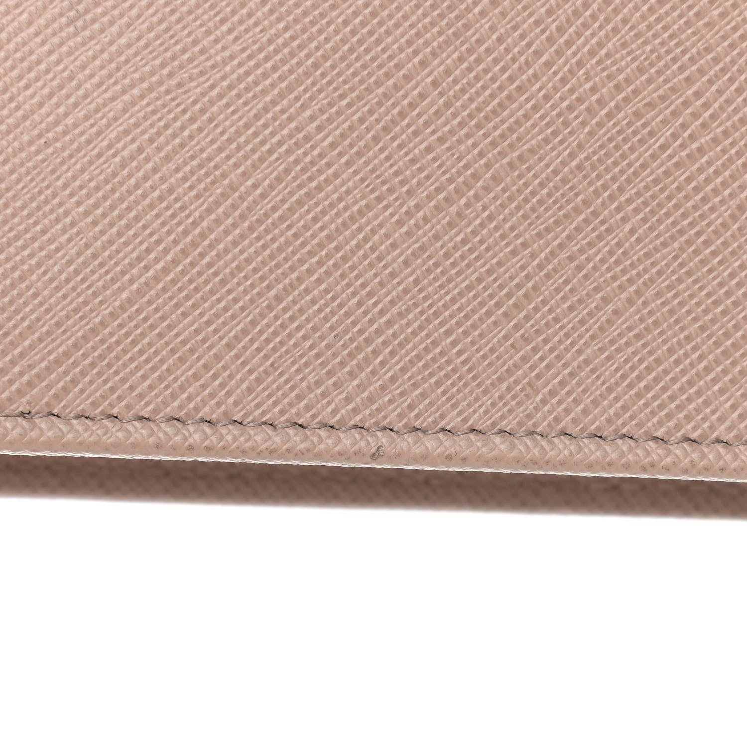 Prada Saffiano Lux Monocrome Chain Wallet Cipria 10 of 13