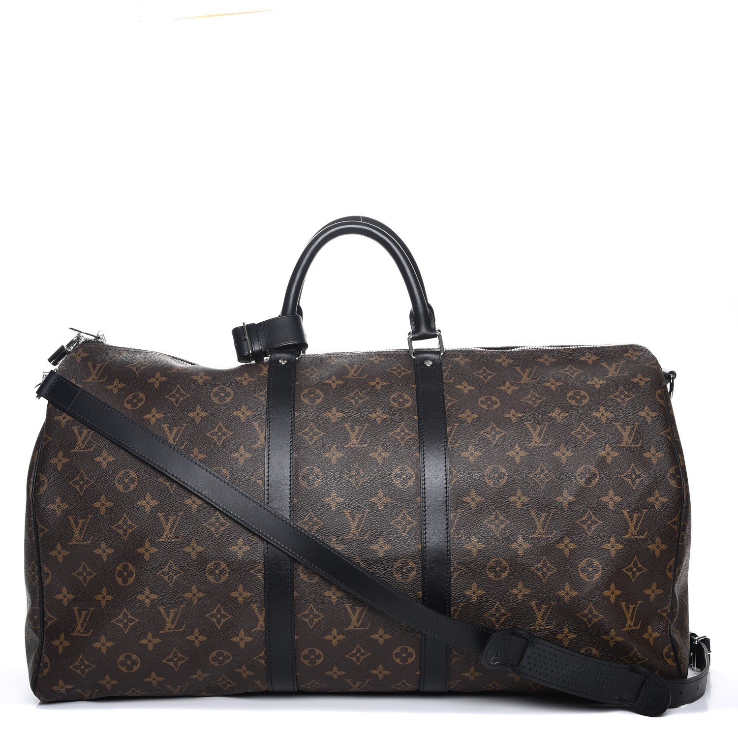 Louis Vuitton Monogram Macassar Keepall Bandouliere 55 1 of 7