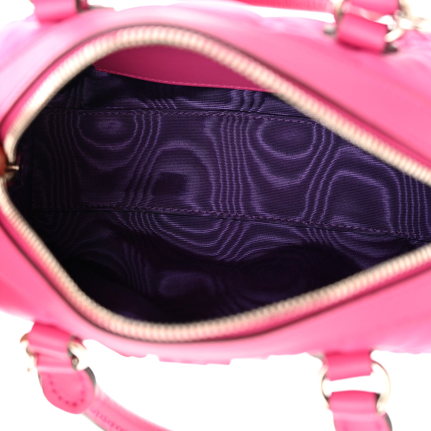 Gucci Nylon Calfskin Enamel GG Matelasse Mini Bowler Bag Lovely 5 of 10