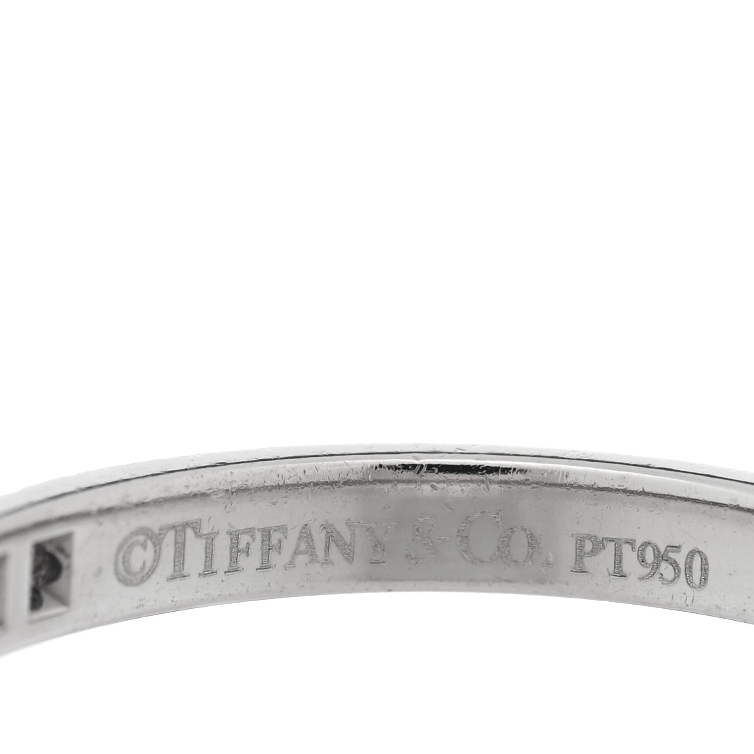 Tiffany latinum Diamond .19ctw Soleste Half Eternity Band Ring 47 4 4 of 4