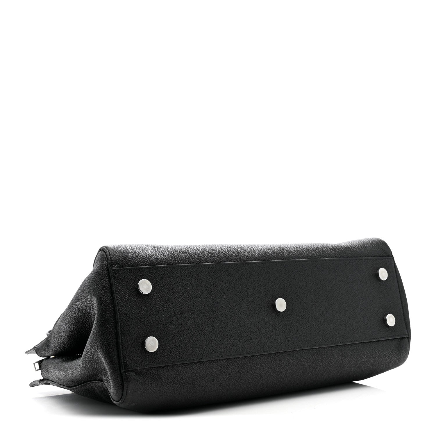 Saint Laurent Grained Calfskin Medium Cabas Rive Gauche Black 7 of 41