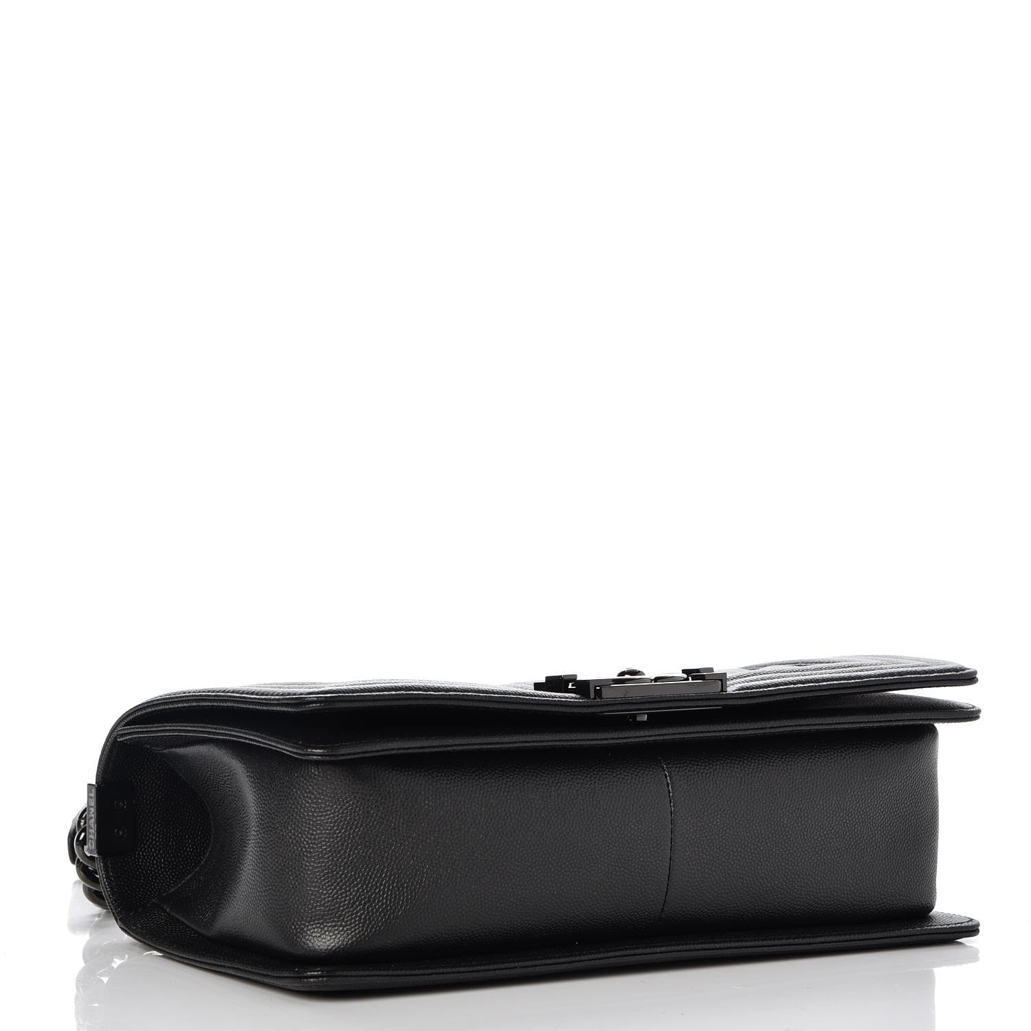 Chanel Caviar Quilted Medium Boy Flap So Black 5 of 8