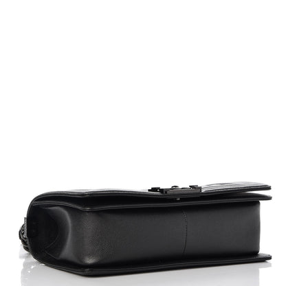 Chanel Caviar Quilted Medium Boy Flap So Black 5 of 8