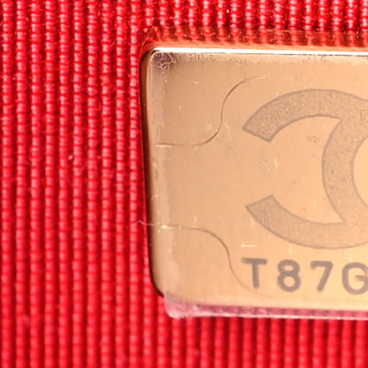 Chanel Caviar Quilted Wallet on Chain WOC Red 8 of 12