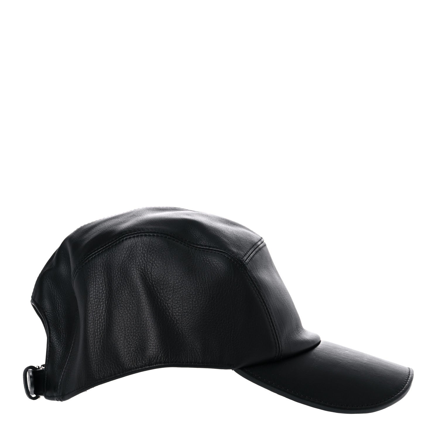 Hermes Calfskin Nevada Cap 58 Black 5 of 10