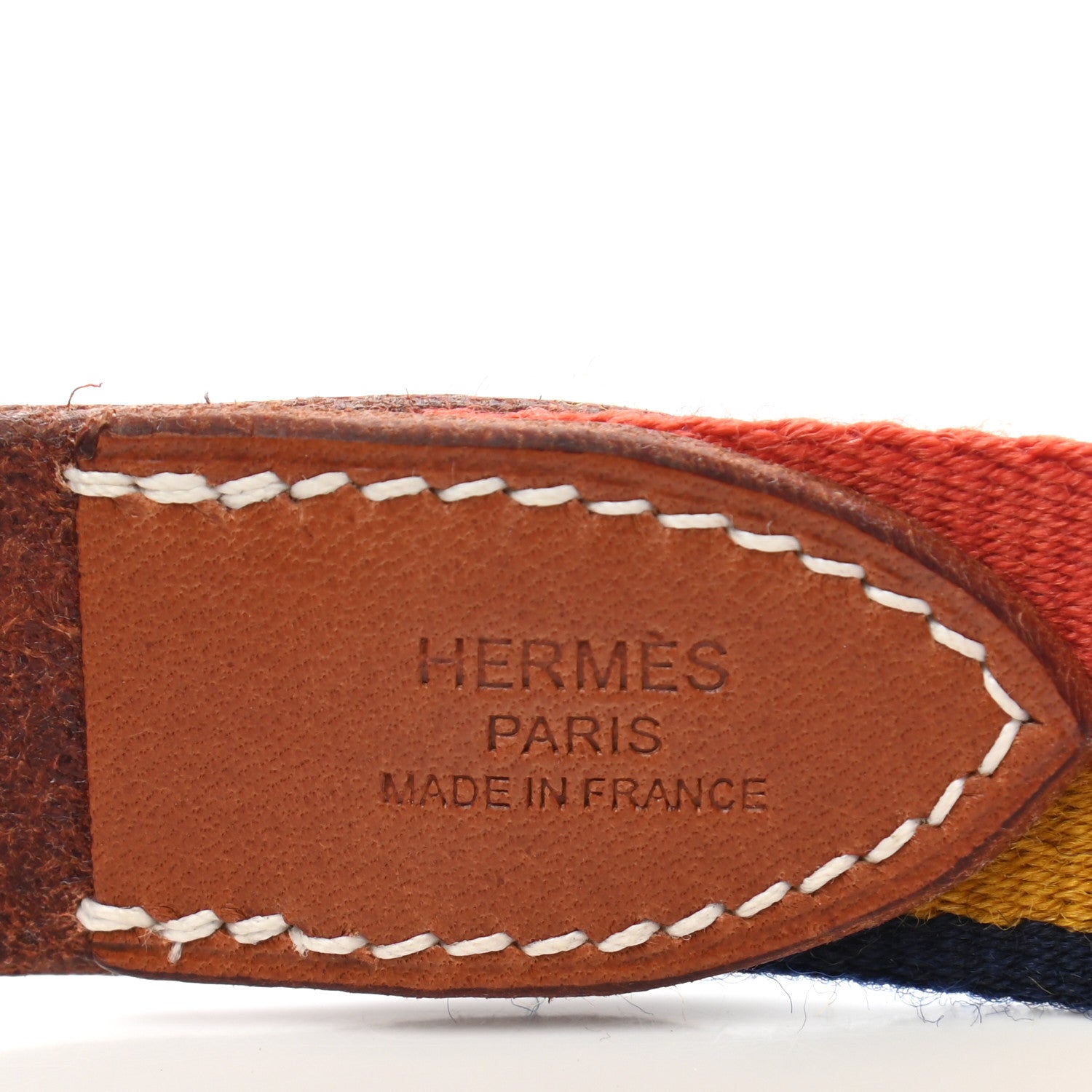 Hermes Toile Natural Bridle Robocar II Dog Collar M Dark Irish 3 of 4
