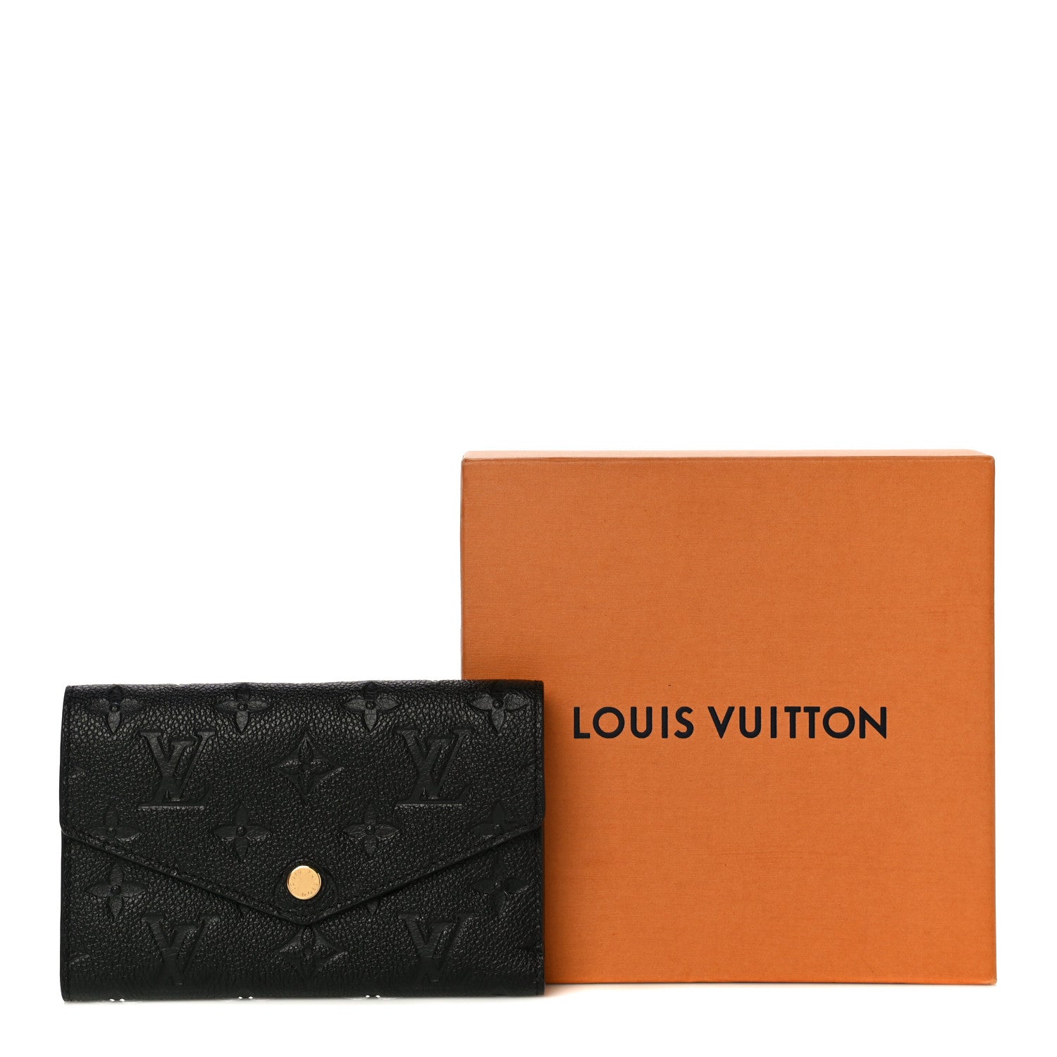 Louis Vuitton Empreinte Compact Curieuse Wallet Black 11 of 11