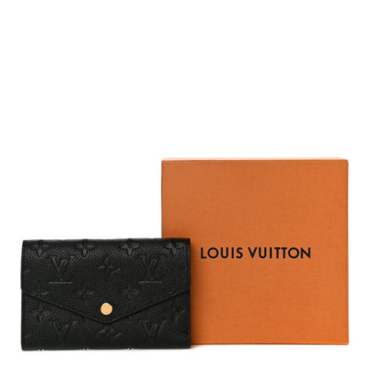 Louis Vuitton Empreinte Compact Curieuse Wallet Black 11 of 11