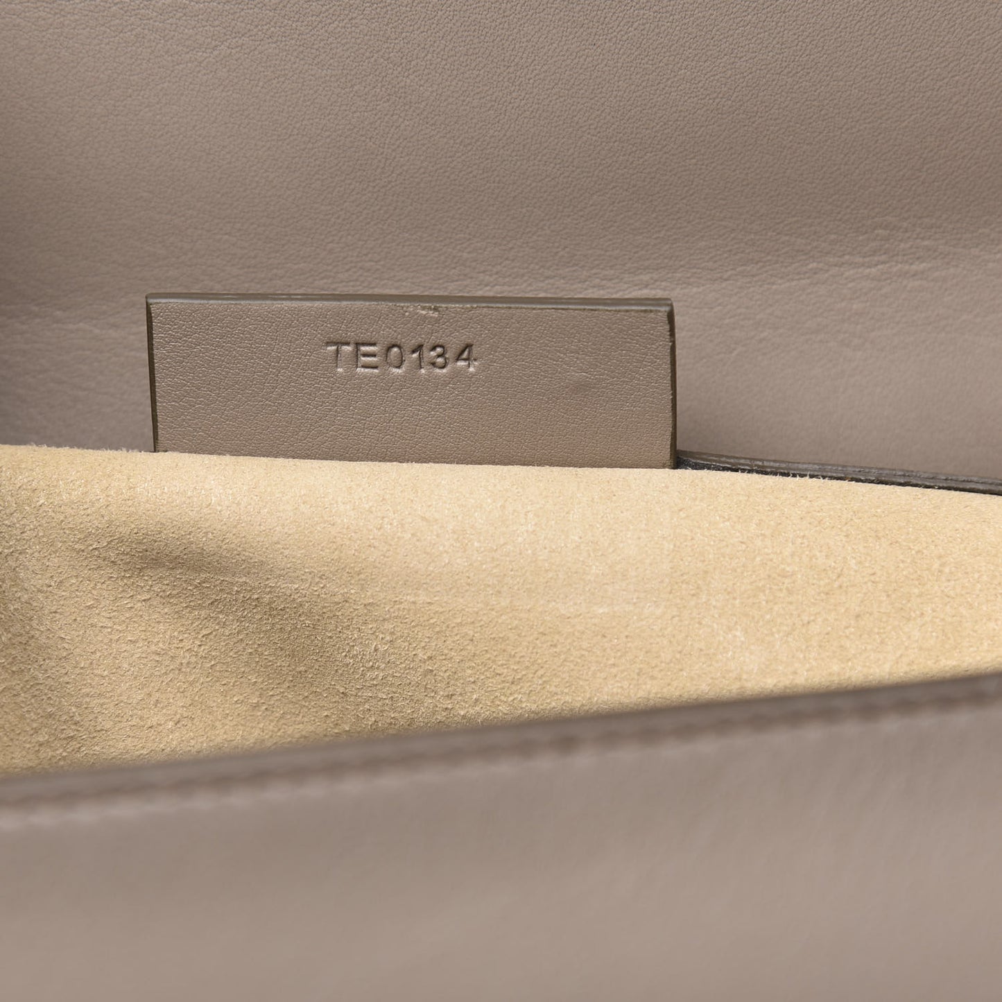 Calfskin Medium Pandora Box Crossbody Bag Taupe