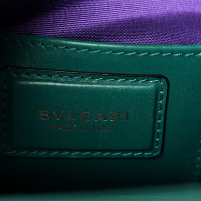 Bulgari Calfskin Serpenti Forever Snake Strap Crossbody Bag Emerald Green 8 of 11