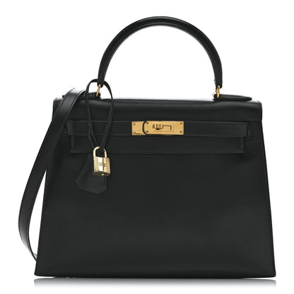 Hermes Box Kelly Sellier 28 Black 1 of 12
