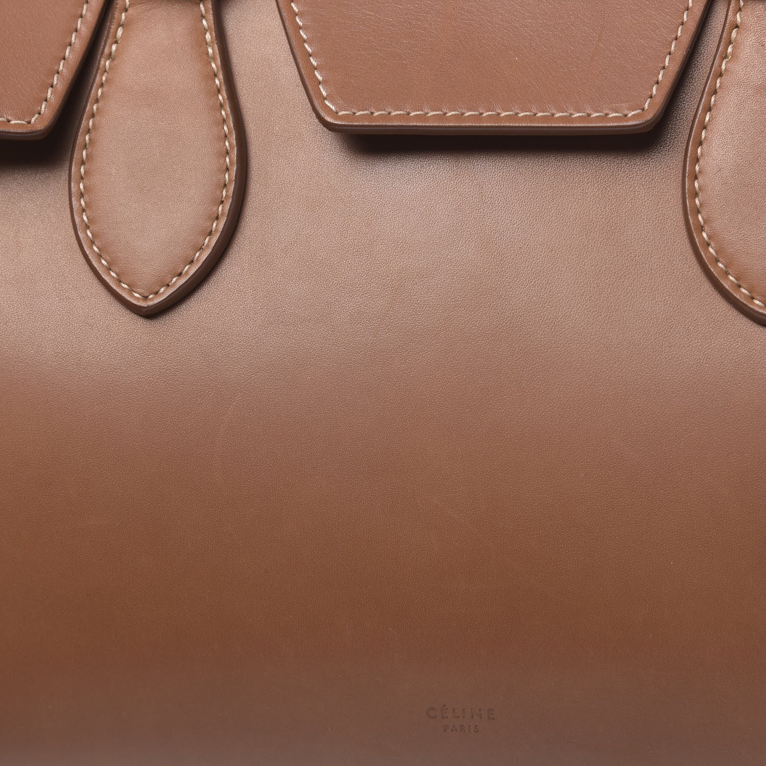 Celine Natural Calfskin Mini Tie Knot Tote Tan 8 of 12