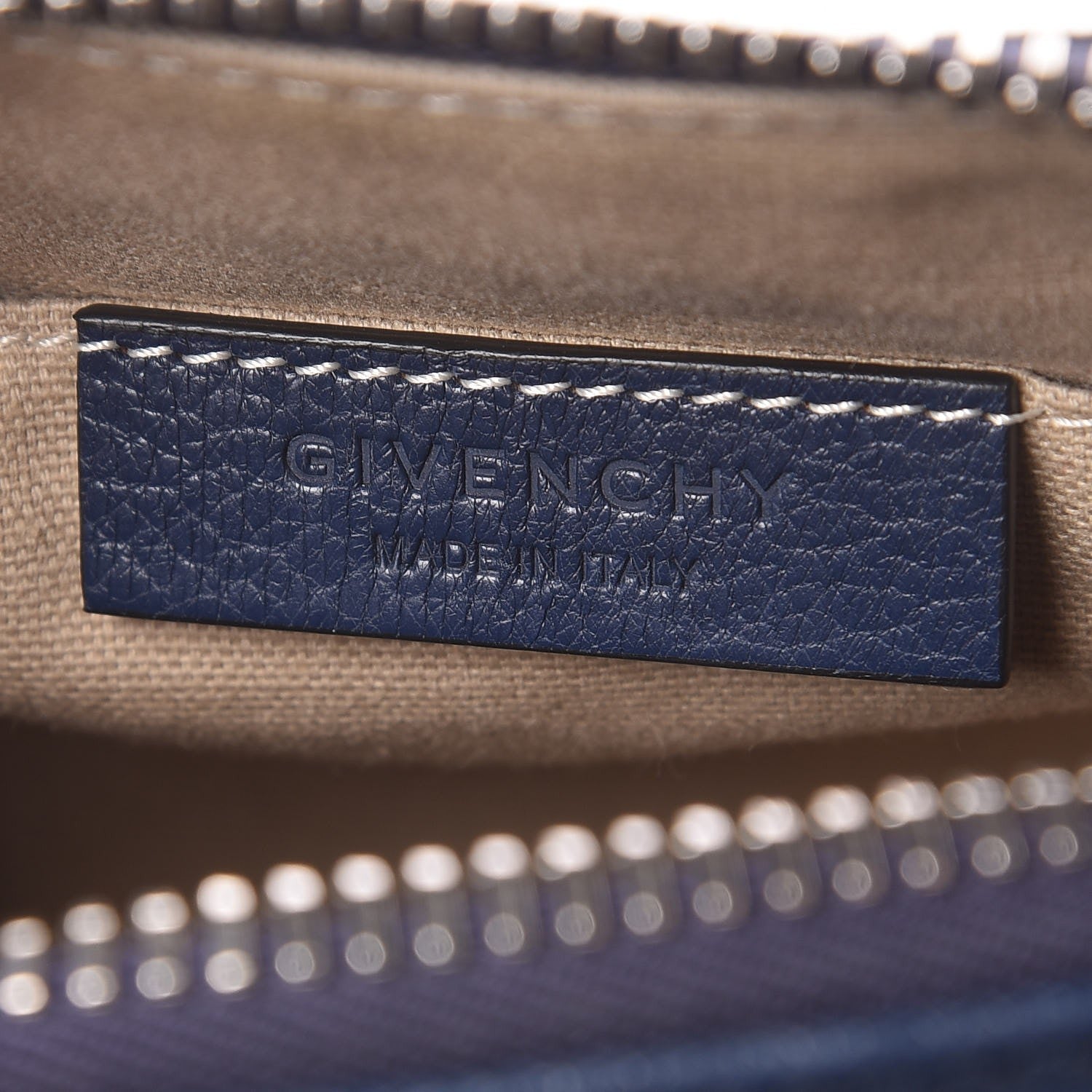 Givenchy Sugar Goatskin Small Antigona Beauty Wristlet Navy 7 of 9