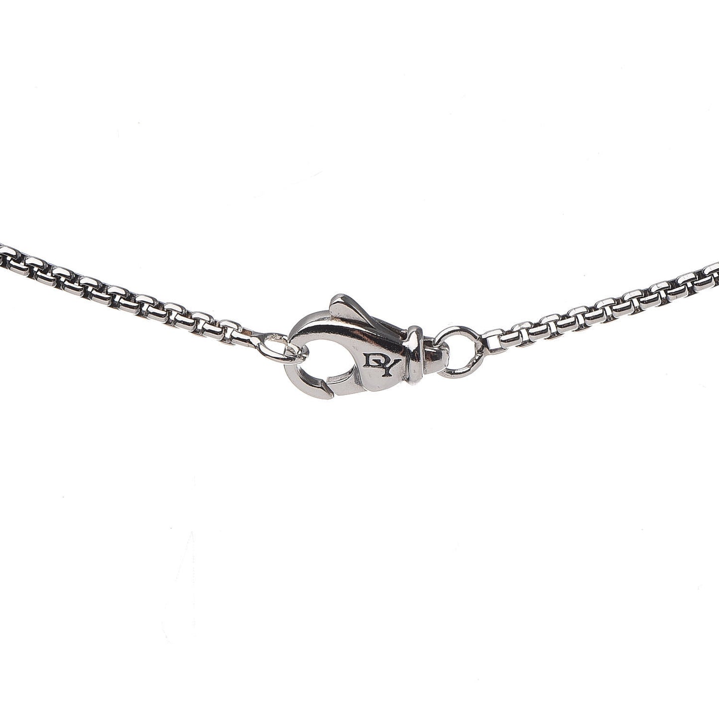 Sterling Silver Diamond Black Onyx 7mm Petite Albion Necklace