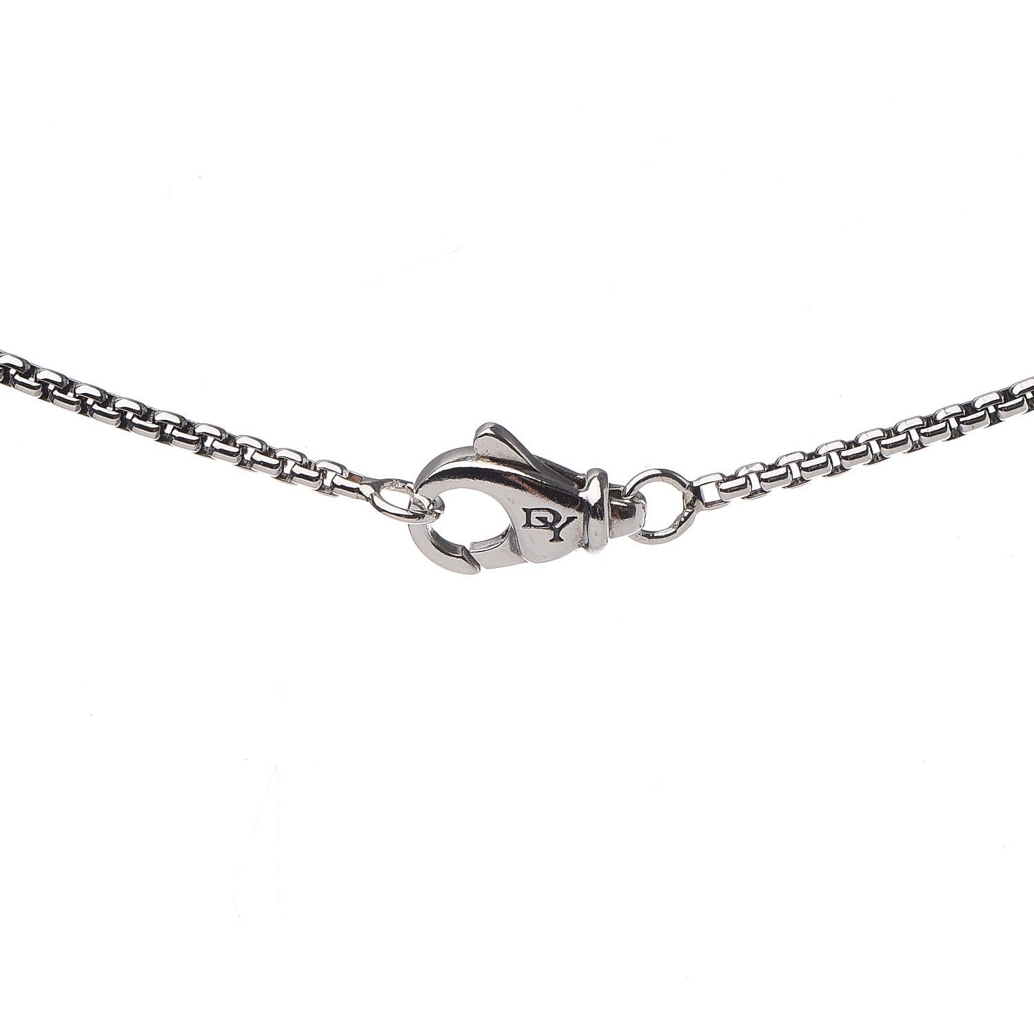 David Yurman Sterling Silver Diamond Black Onyx 7mm Petite Albion Necklace 6 of 6