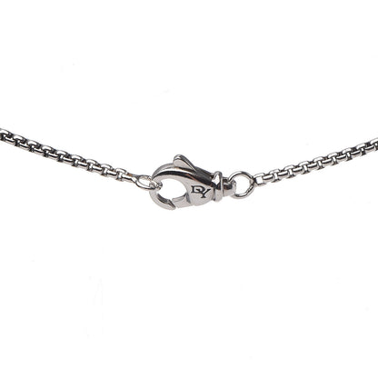 David Yurman Sterling Silver Diamond Black Onyx 7mm Petite Albion Necklace 6 of 6