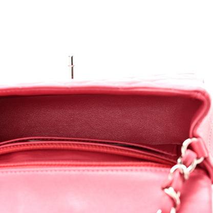 Chanel Lambskin Quilted Mini Rectangular Flap Pink 5 of 10