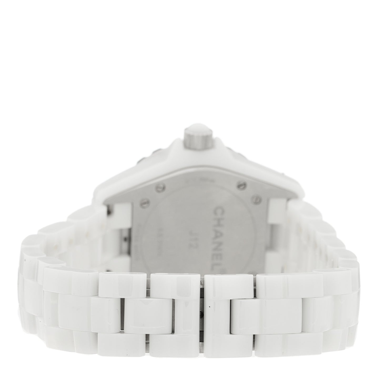 Stainless Steel Ceramic 33mm J12 Quartz Watch White