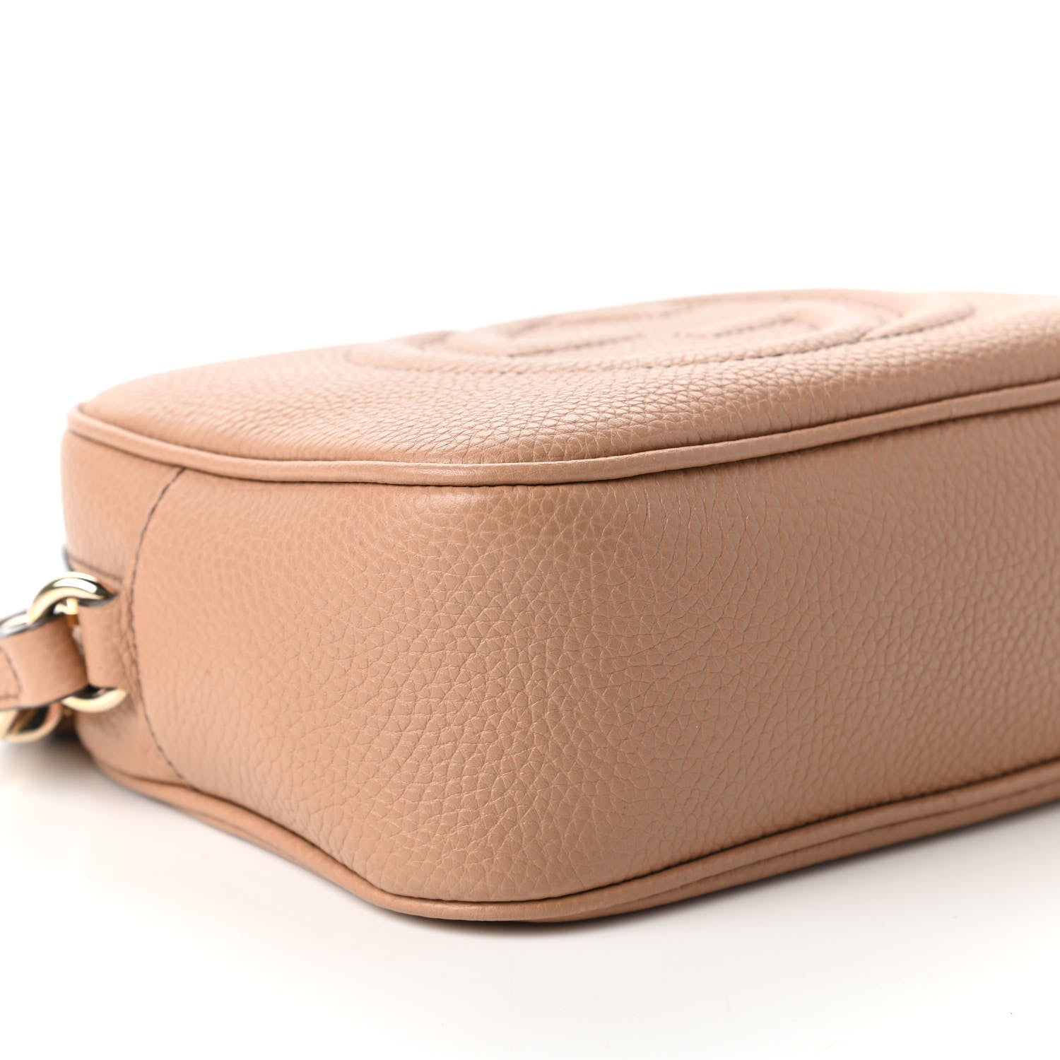 Gucci Pebbled Calfskin Small Soho Disco Bag Rose Beige 6 of 10