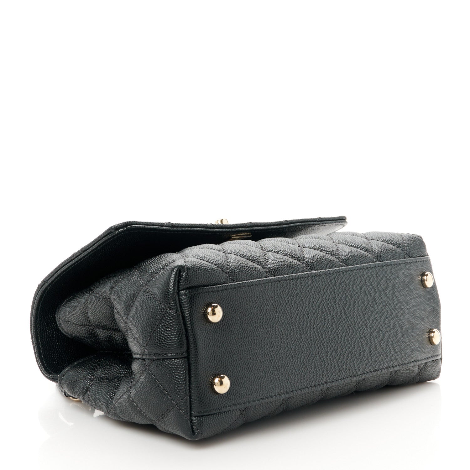 Chanel Caviar Quilted Mini Coco Handle Flap Black 4 of 12