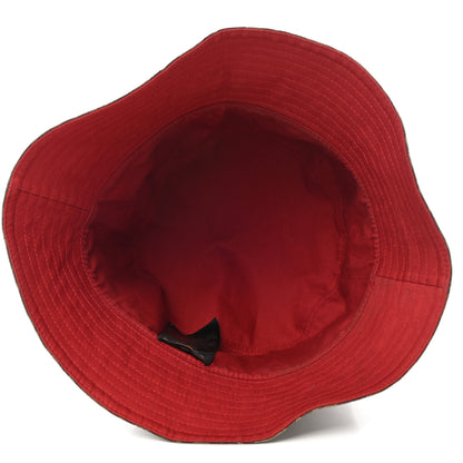 Fendi Technical Fabric FF Reversible Bucket Hat L Tobacco Red 14 of 17