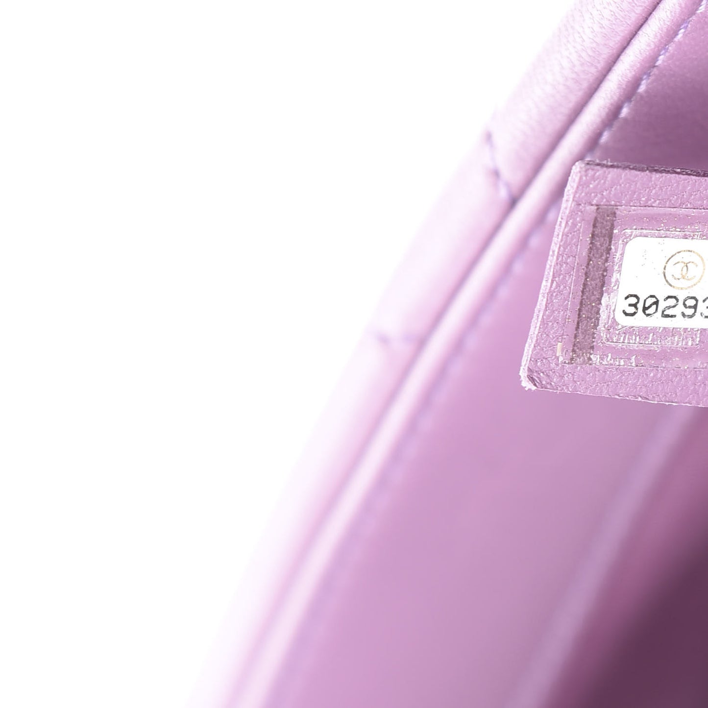 Goatskin Quilted Medium 19 Flap Violet Purple
