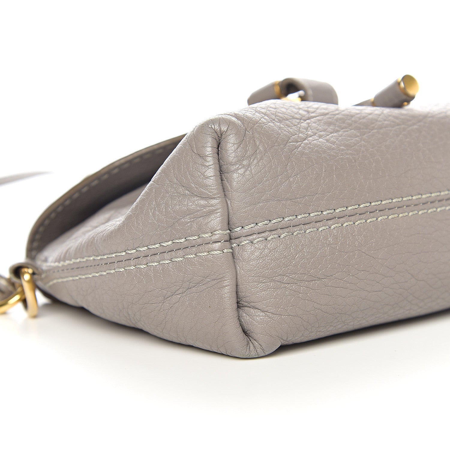 Chloe Calfskin Marcie Pochette Crossbody Bag Cashmere Grey 7 of 10