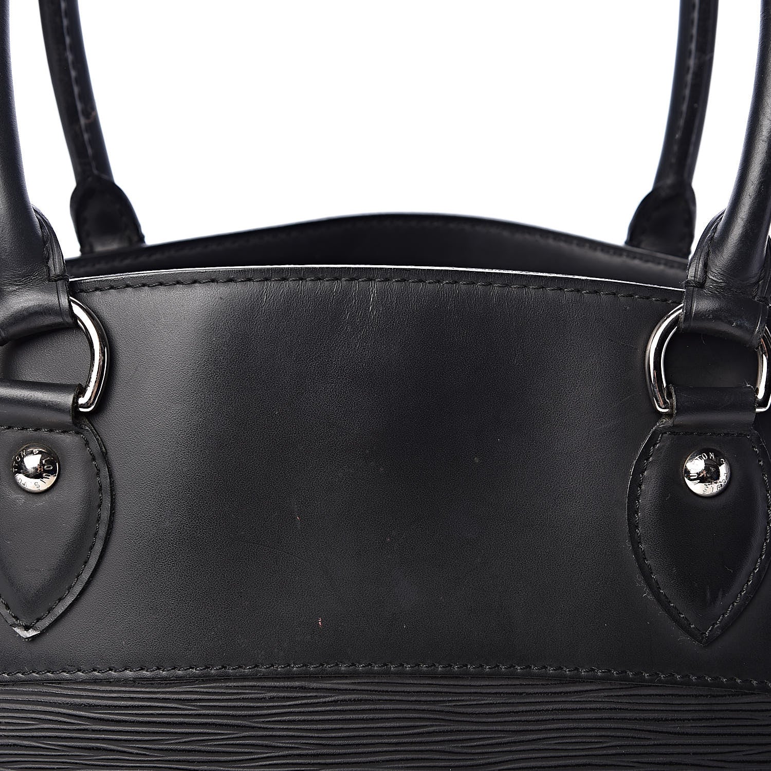 Louis Vuitton Epi Passy GM Black 7 of 9