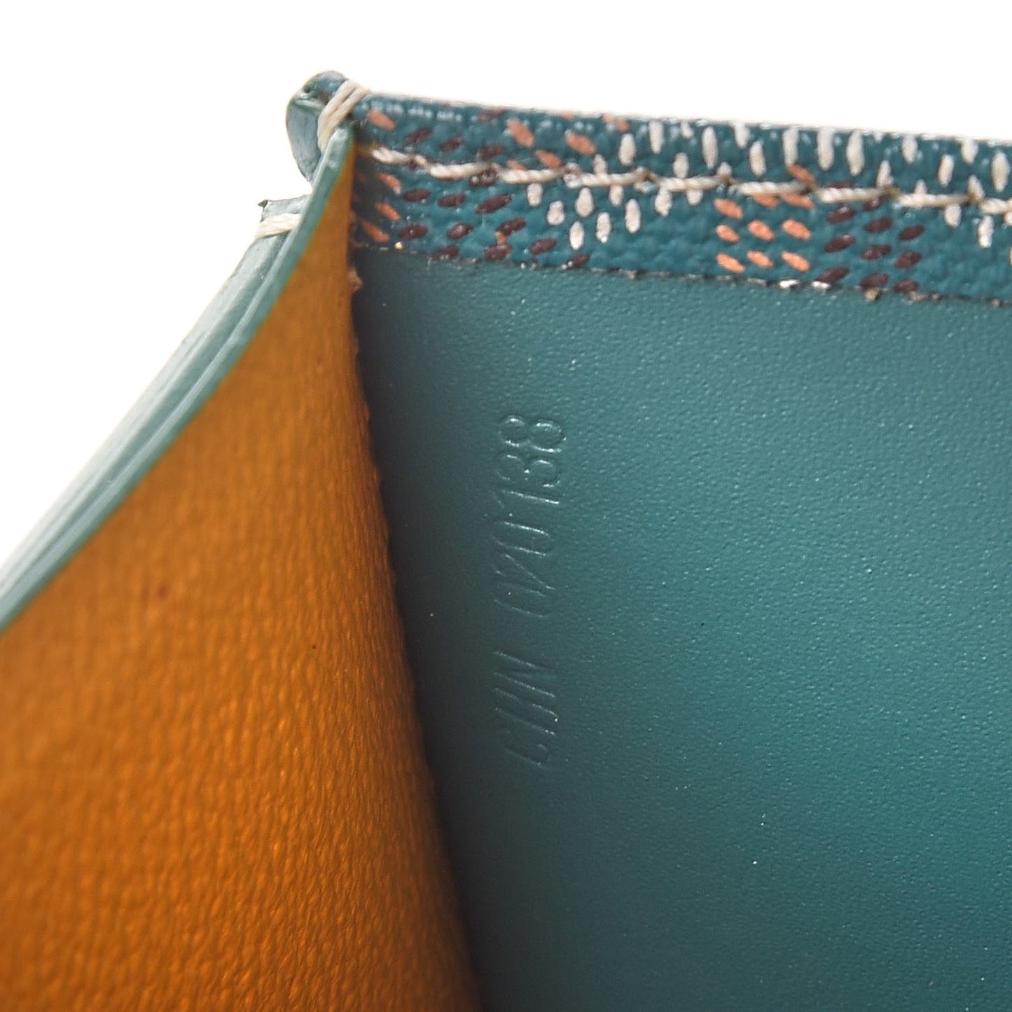 Goyardine Moliere Wallet Green