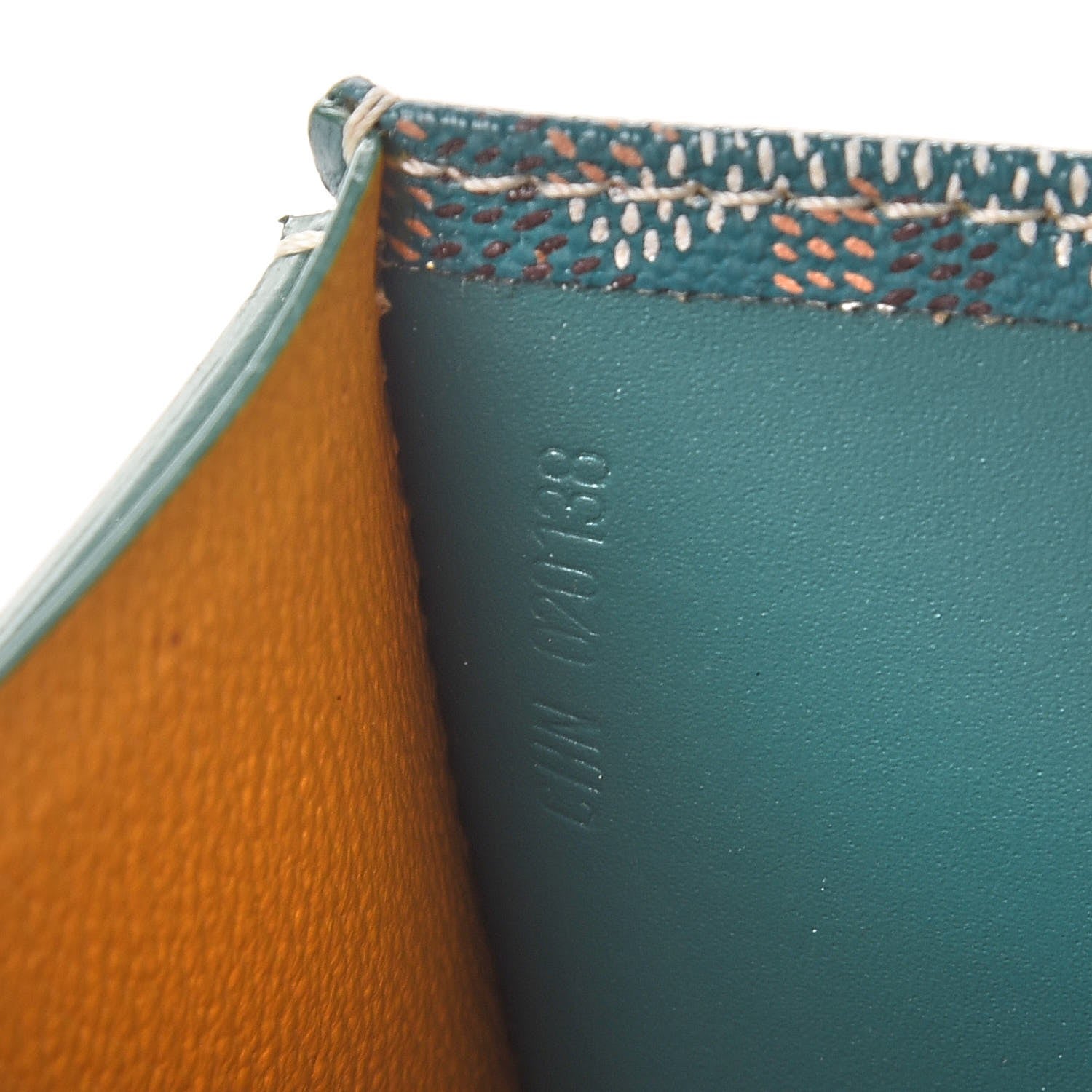 Goyard Goyardine Moliere Wallet Green 7 of 11