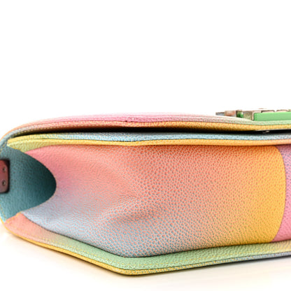 Chanel Caviar Quilted Medium Cuba Rainbow Boy Flap Multicolor 9 of 11
