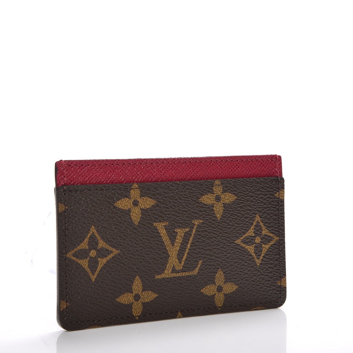 Monogram Card Holder Fuchsia