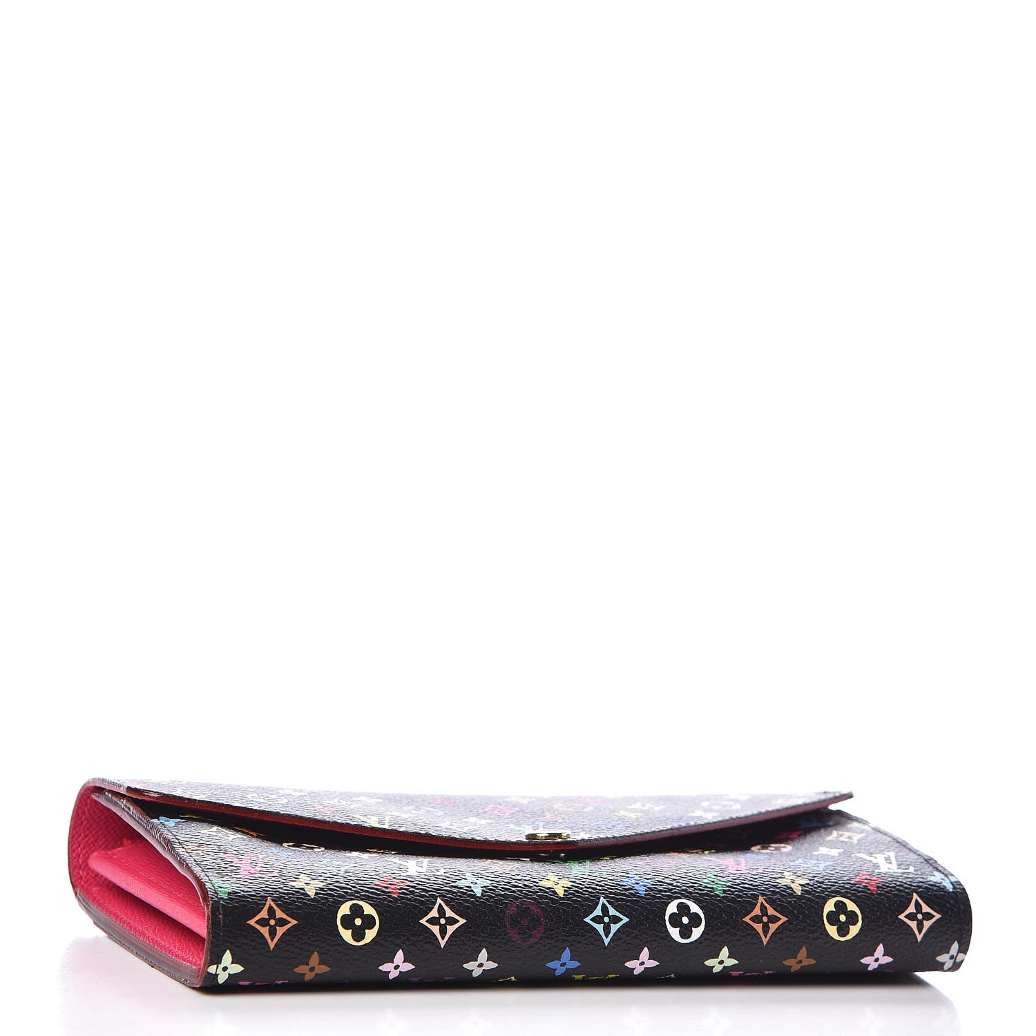 Louis Vuitton Monogram Multicolor Sarah Wallet NM Black Grenade 4 of 11