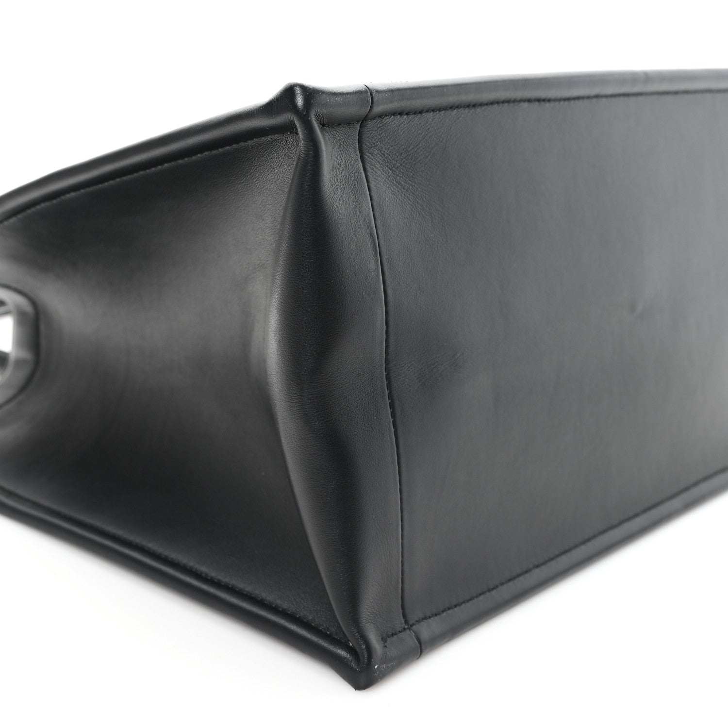 Christian Dior Calfskin Macro Cannage Medium Book Tote Black 8 of 9