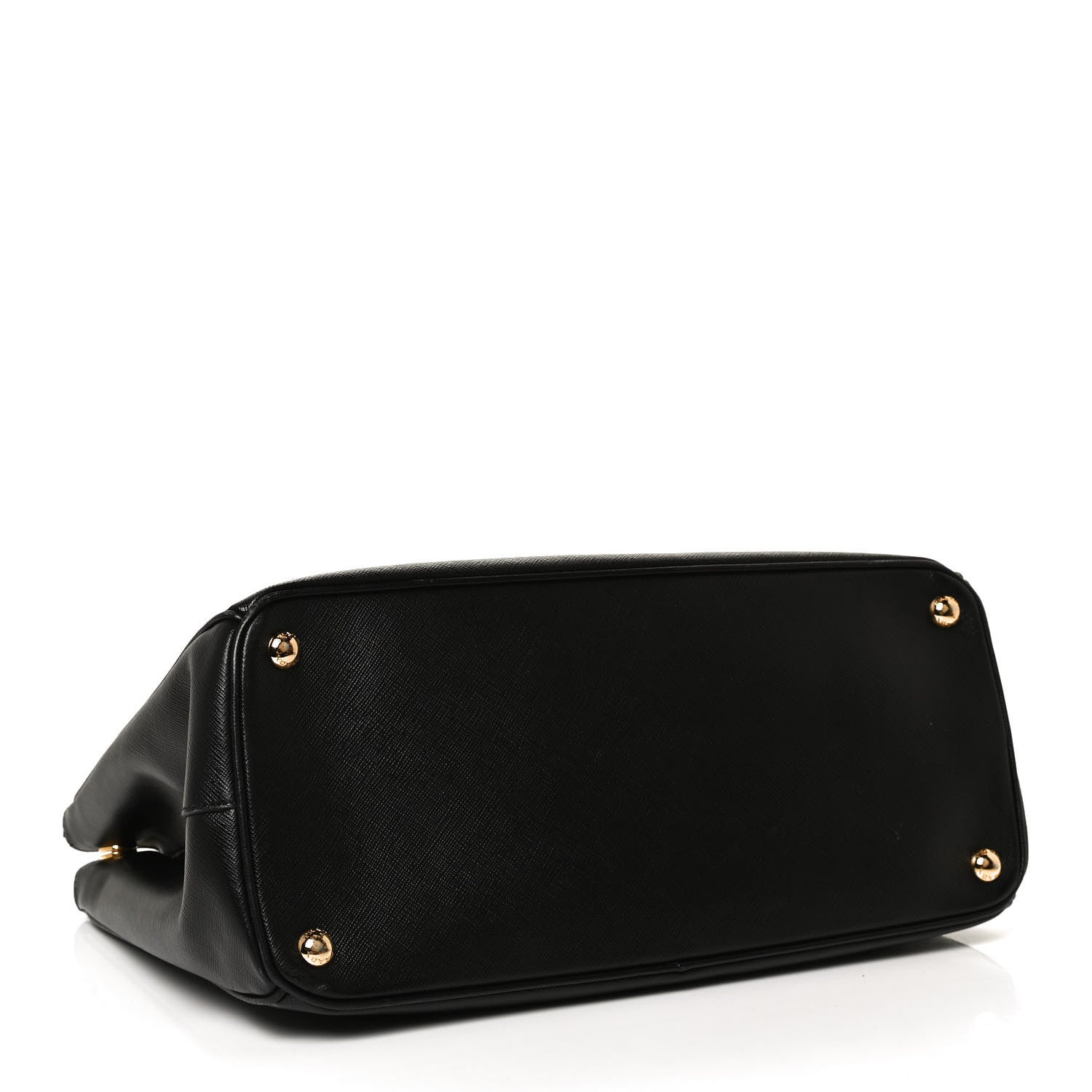 Prada Saffiano Small Galleria Double Zip Tote Black 4 of 10