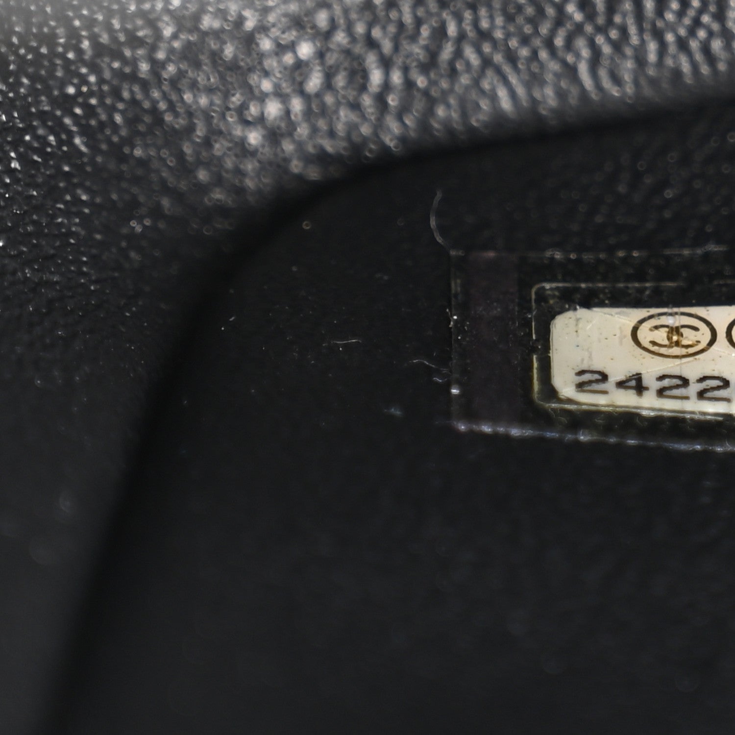 Chanel Lambskin Chevron Quilted Mini Square Flap Black 7 of 10