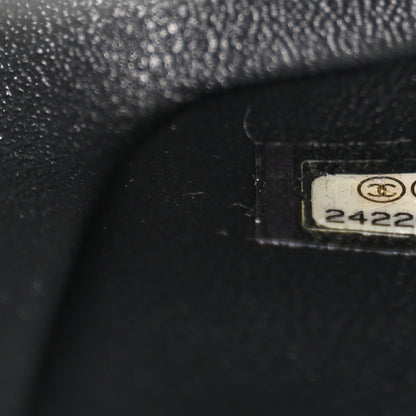 Chanel Lambskin Chevron Quilted Mini Square Flap Black 7 of 10