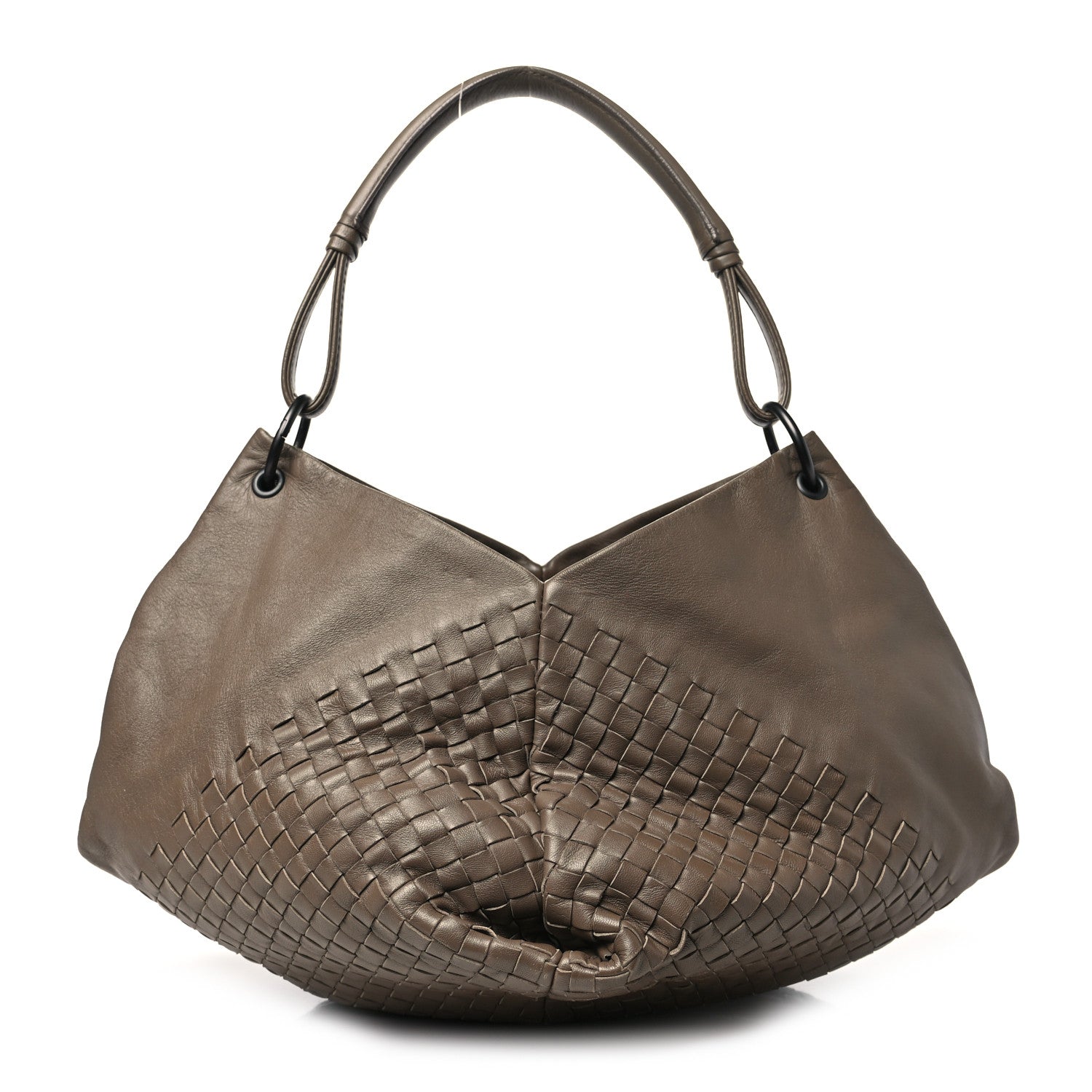 Bottega Veneta Intrecciato Nappa Aquilone Fortune Cookie Hobo Taupe 1 of 10
