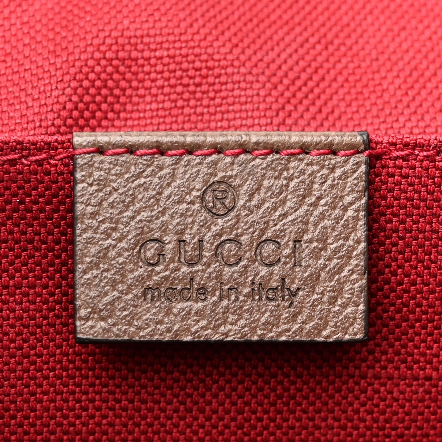 GG Supreme Monogram Textured Dollar Calfskin Retro Interlocking G Flap Messenger Bag Beige Ebony New Acero