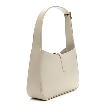 Saint Laurent Smooth Calfskin Le 5 A 7 Hobo Blanc Vintage 3 of 9