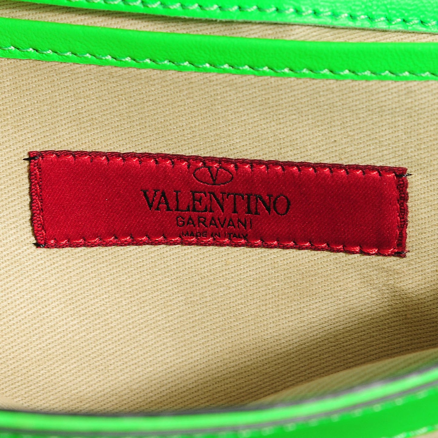 Nappa Va Va Voom Shoulder Bag Green Fluo