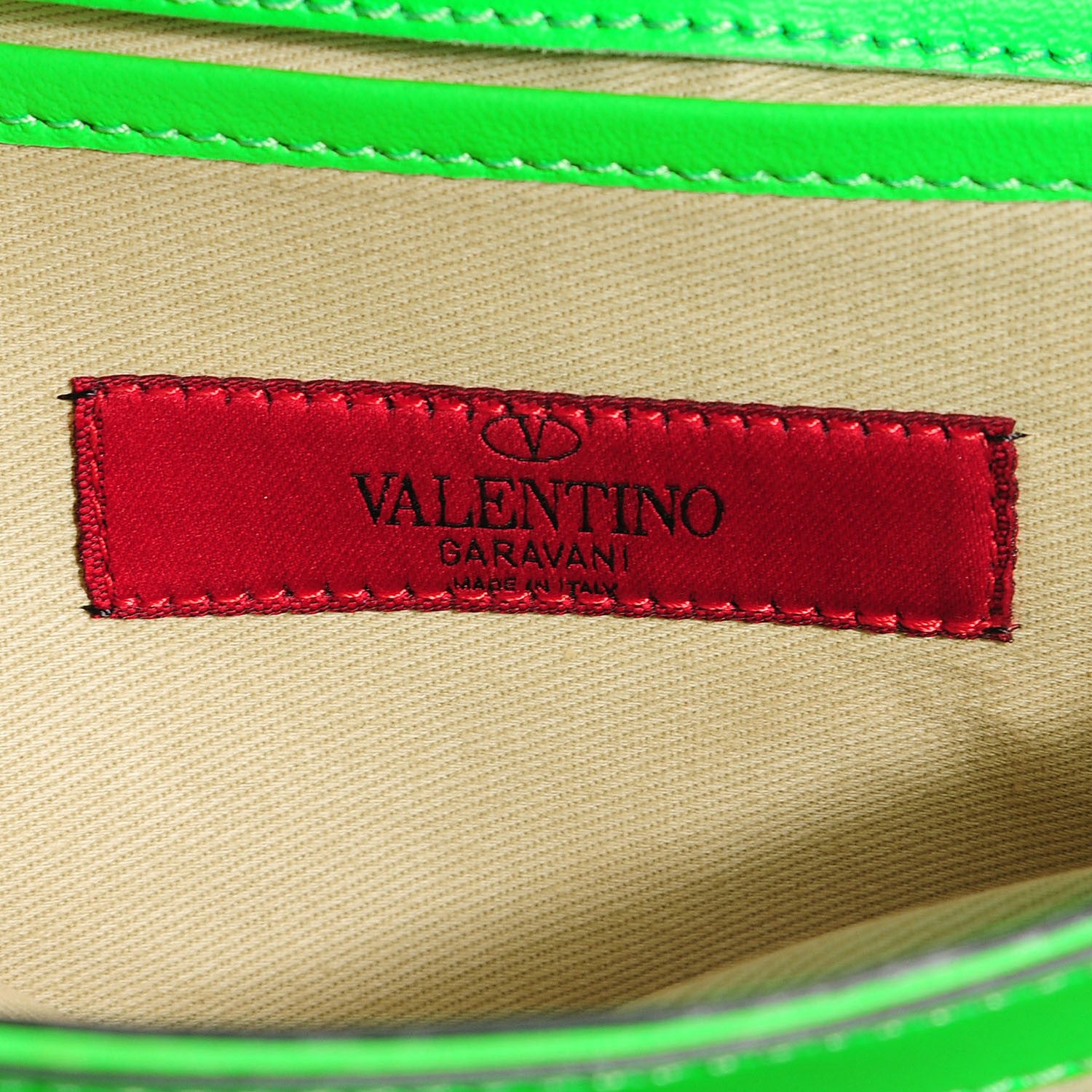 Valentino Garavani Nappa Va Va Voom Shoulder Bag Green Fluo 6 of 7