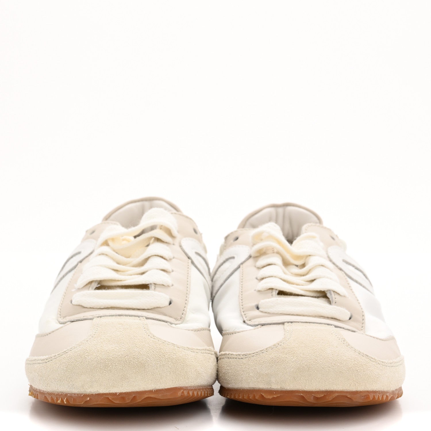 Loewe Calfskin Suede Ballet Runner Sneakers 36 White 3 of 12