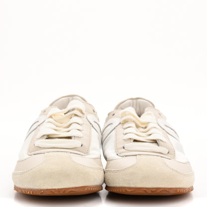 Loewe Calfskin Suede Ballet Runner Sneakers 36 White 3 of 12