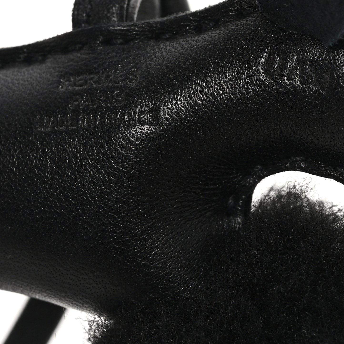 Milo Lambskin Shearling Budy Punk Charm Black