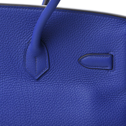 Hermes Togo Birkin 35 Bleu Electrique 8 of 28