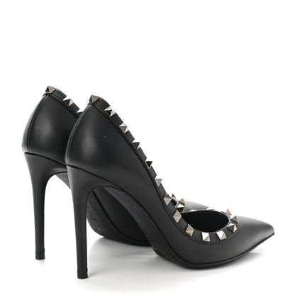 Valentino Garavani Nappa Rockstud 100mm Pumps 36 Black 4 of 9